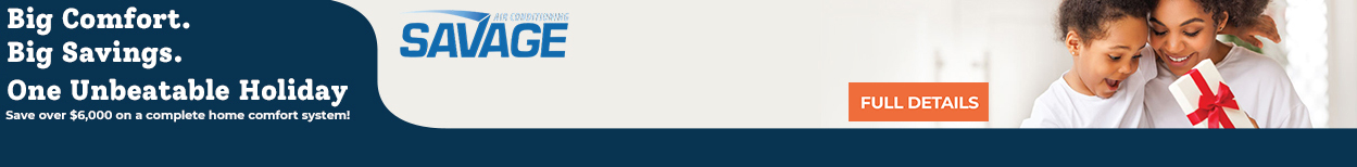 Big Comfort. Big Savings. One Unbeatable Holiday. Save over $6,000 on a complete home comfort system!