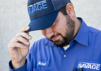 A Savage Air Conditioning technician.